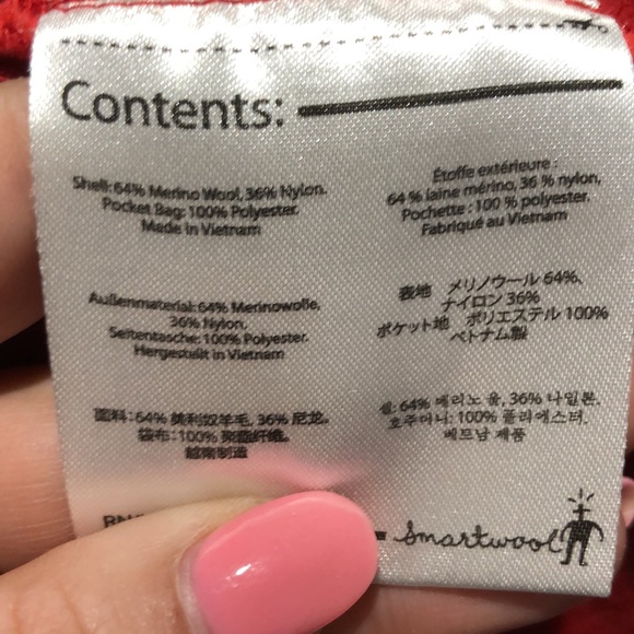 Smartwool red zip up merino wool blend jacket size medium - Picture 12 of 12